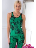 Green top with black patterns T0011 - Online store - Boutique